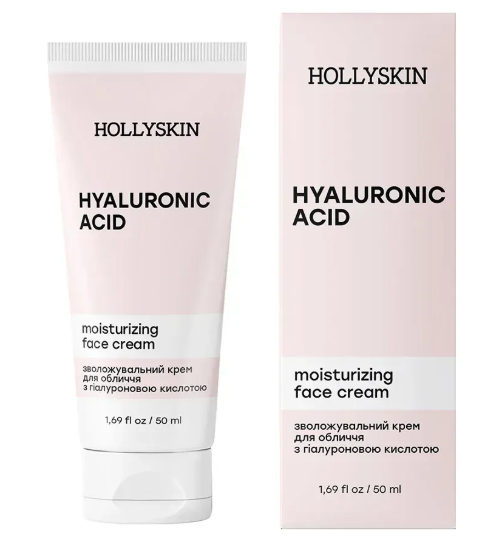 Крем для обличчя зволожувальний HOLLYSKIN Hyaluronic Acid Face Cream з гіалуроновою кислотою (2007272491)
