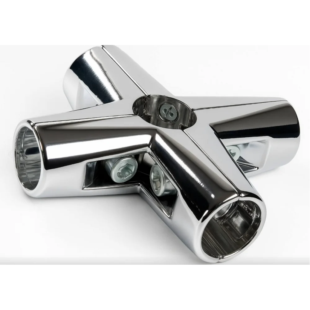 Система Джокер хрестоподібна R/45 Sigma для труби d 25 мм Хром (AF1006) Система Джокер хрестоподібна R/45 Sigma для труби d 25 мм Хром (AF1006)