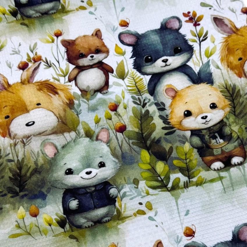 Плед пике Digital Лесные звери 155x230 см (32615154)