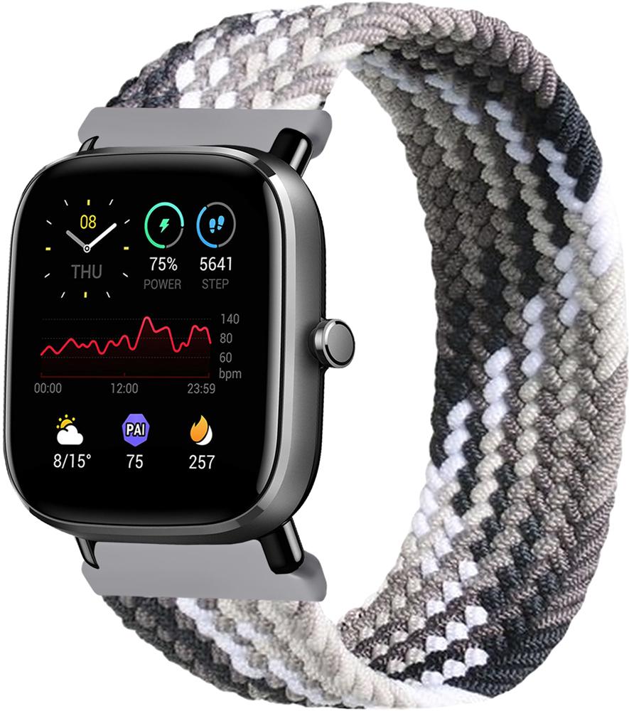 Ремешок Solo Loop Multi для Amazfit GTS 2 mini (145 мм) Black Silver (26295-03)