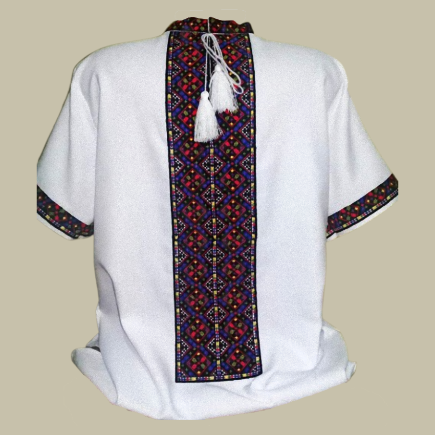 Вышиванка авторская р. 50 Белый (565623098)