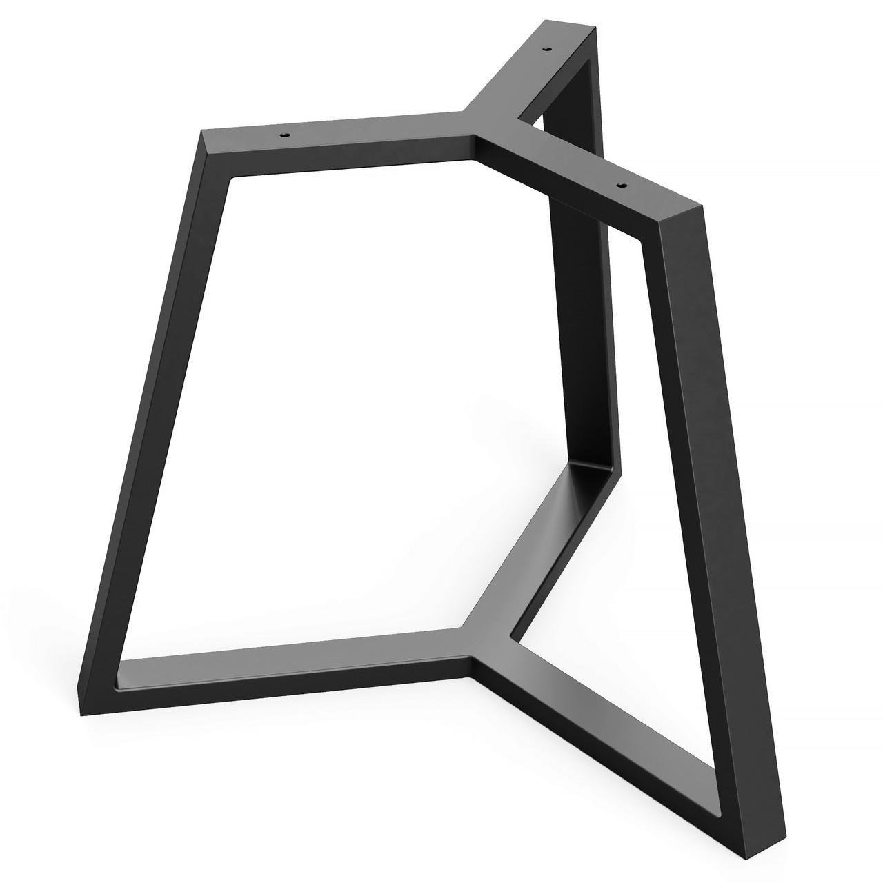 Каркас для журнального стола из металла Ø 600 мм H 440 мм Черный (1072) Каркас для журнального стола из металла Ø 600 мм H 440 мм Черный (1072)