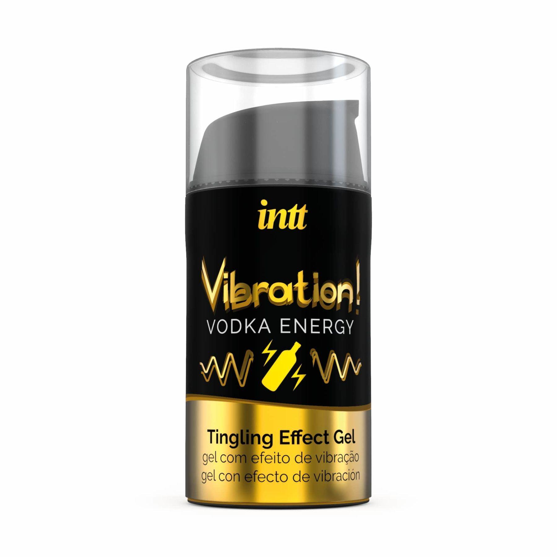 Жидкий вибратор Intt Vibration Vodka 15 мл Extra Green (SO5406) - фото 2
