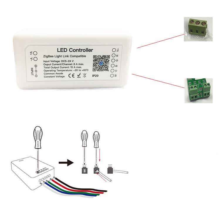 Регулятор для LED ленты RGBCW ZigBee Controller (434121) - фото 2