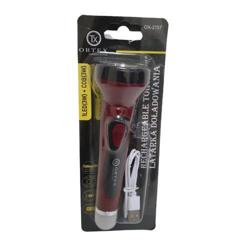 Ліхтарик ручний акумуляторний Ortex-2757 (00000021653)