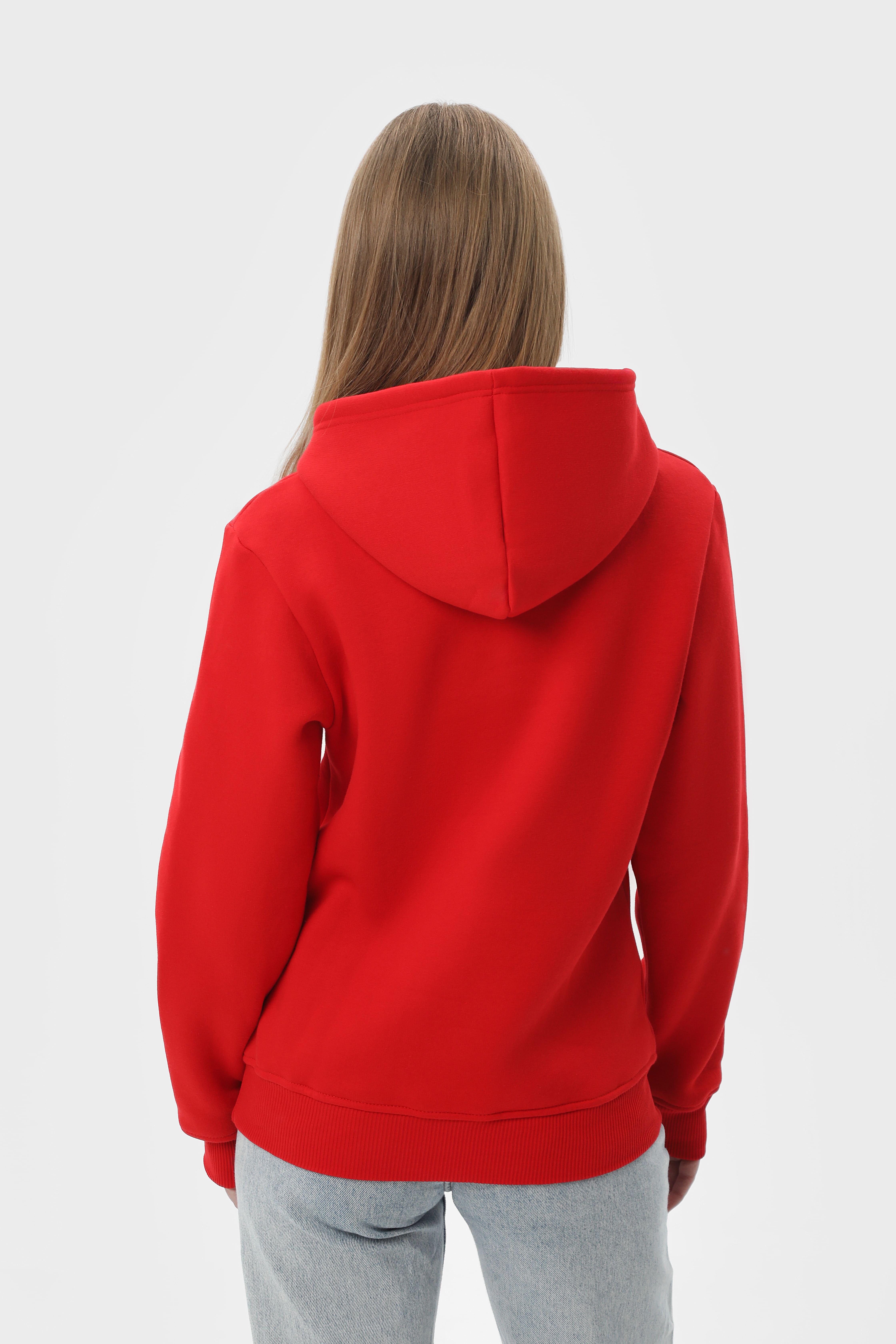 Худі утеплений RAY BASIC U0401 UNISEX XS Червоний - фото 8