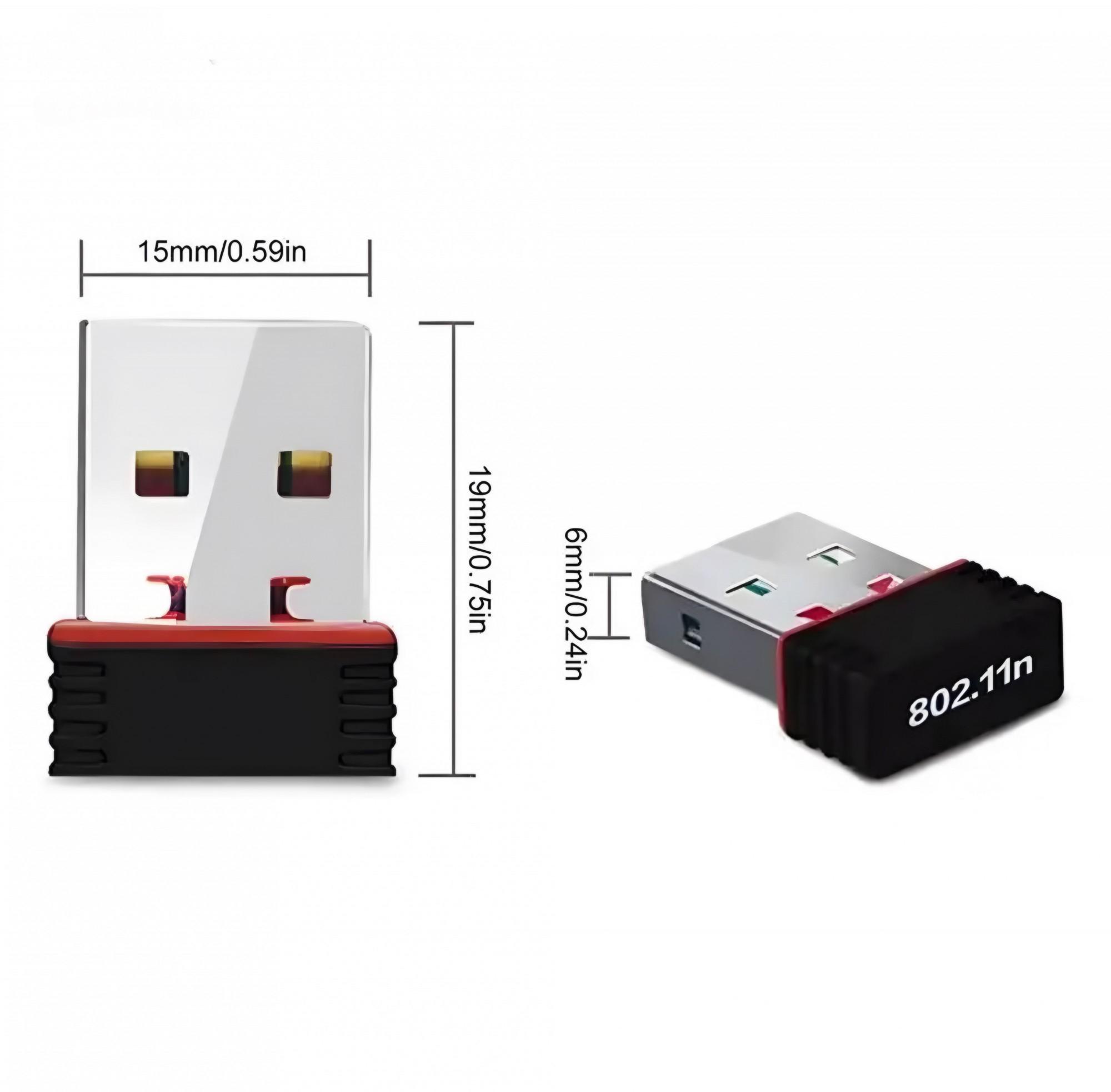 Адаптер Wi-Fi 150 Mbps 2.4 GHz Чорний - фото 2