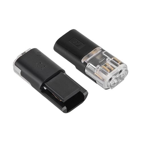 Соединитель проводов быстрозажимной D2 2pin 18-22AWG без зачистки 10 шт. Black (1102595)