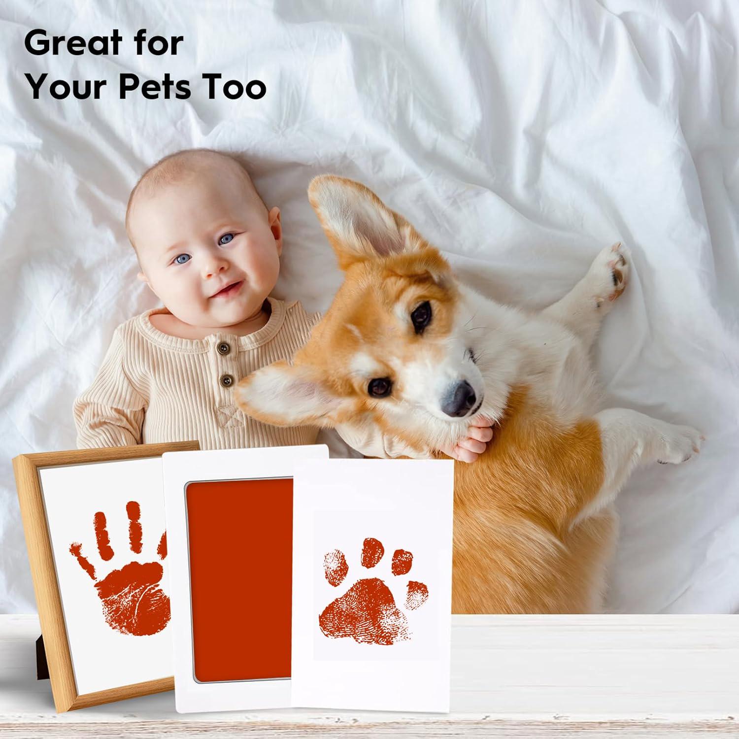 Набор для создания отпечатков детских ручек и ножек Оранжевый (20295) - фото 2 Набор для создания отпечатков детских ручек и ножек Оранжевый (20295) - фото 2