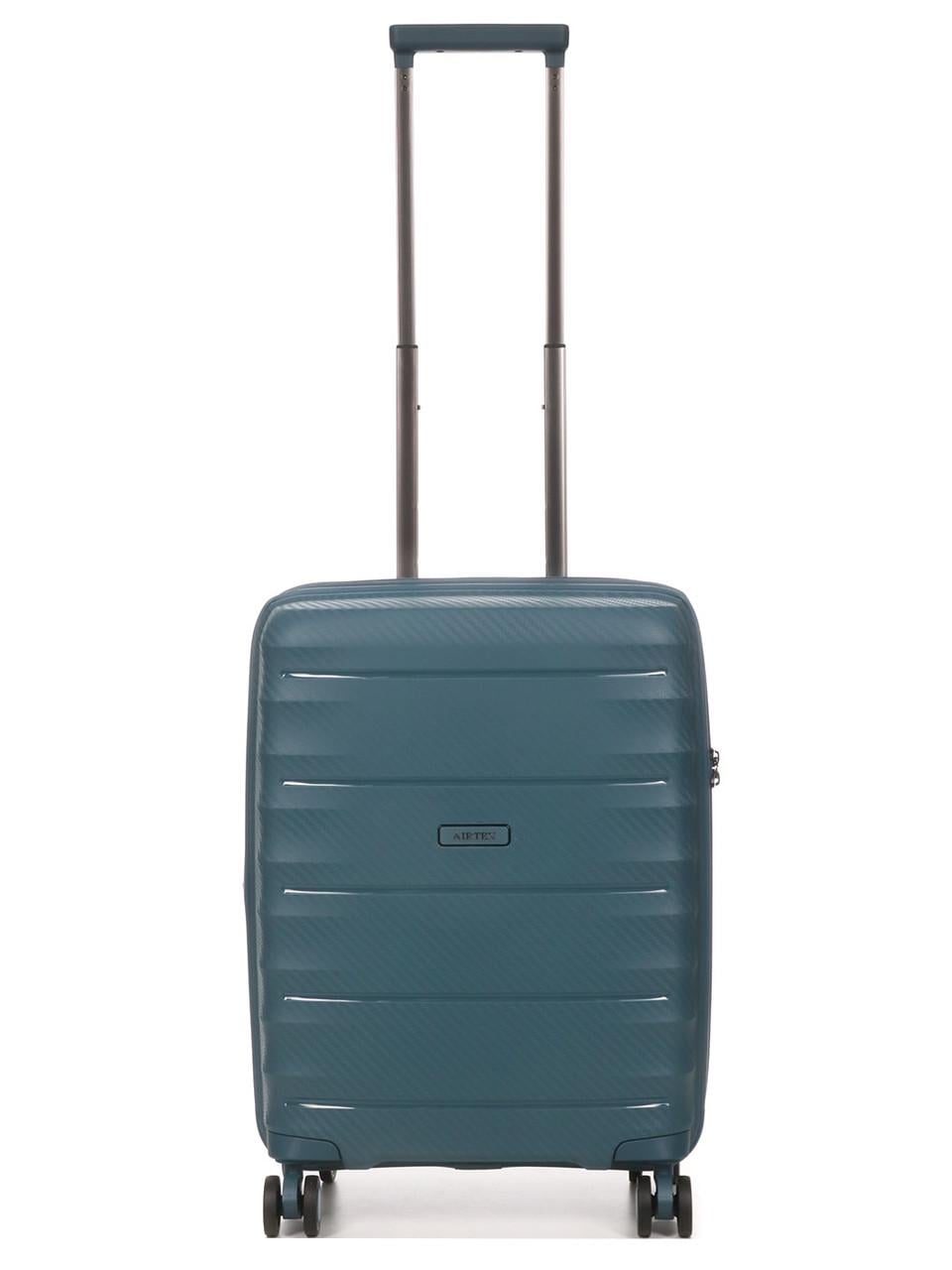Чемодан имел AIRTEX полипропилен S 55х40х23 + 5 см 52 л 3,05 кг Зеленый (242)