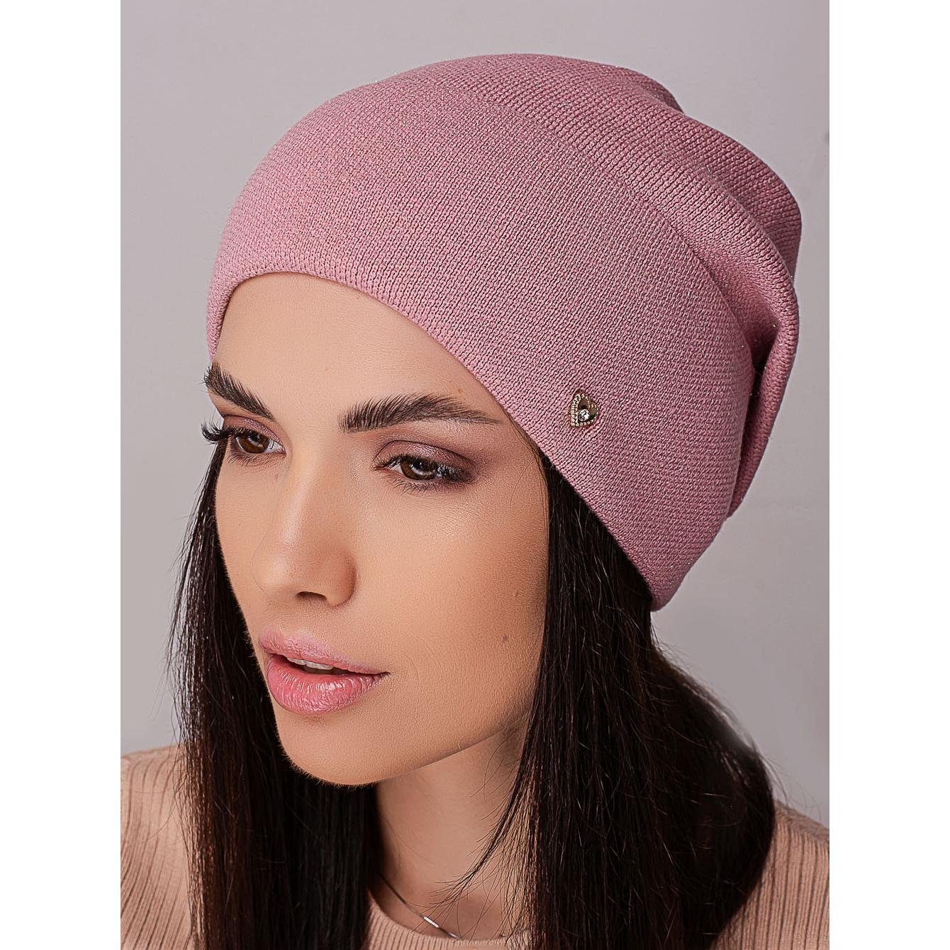 Шапка жіноча Leks ІНДІГО без підкладки вовняна з відворотом гладкого в'язання one size Рожевий світанок (215455) - фото 1 Шапка жіноча Leks ІНДІГО без підкладки вовняна з відворотом гладкого в'язання one size Рожевий світанок (215455) - фото 1