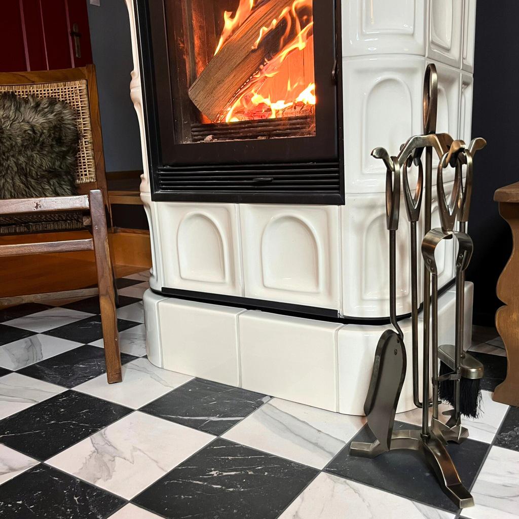 Набор каминный HAGE 5в1 нержавеющая сталь Gold (29219219) - фото 7 Набор каминный HAGE 5в1 нержавеющая сталь Gold (29219219) - фото 7