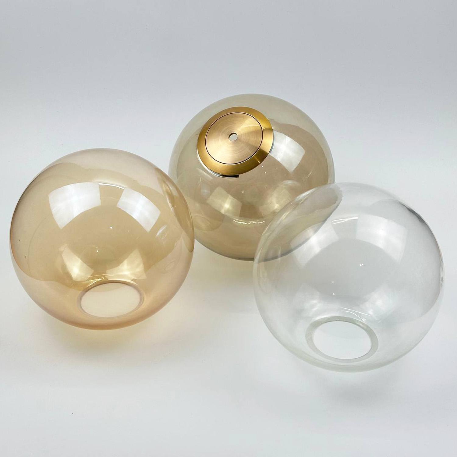 Плафон стеклянный Premium Bubble шар 200 мм Дымчатый - фото 6 Плафон стеклянный Premium Bubble шар 200 мм Дымчатый - фото 6