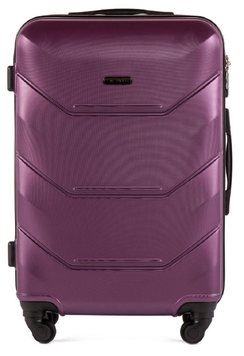 Валіза пластикова Wings 147 велика Темно-фіолетовий (Wp00294) - фото 2 Валіза пластикова Wings 147 велика Темно-фіолетовий (Wp00294) - фото 2