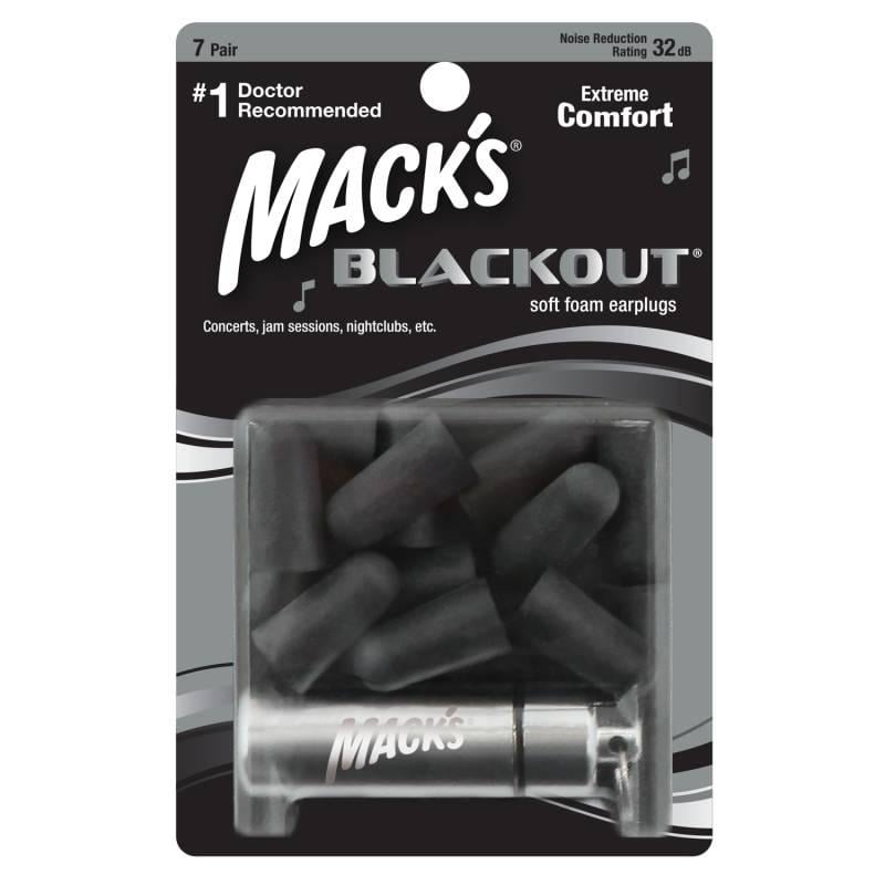 Беруши Mack’s Blackout Foam из полиуретана защита от шума до 32 дБ 7 пар с контейнером (11863) - фото 1