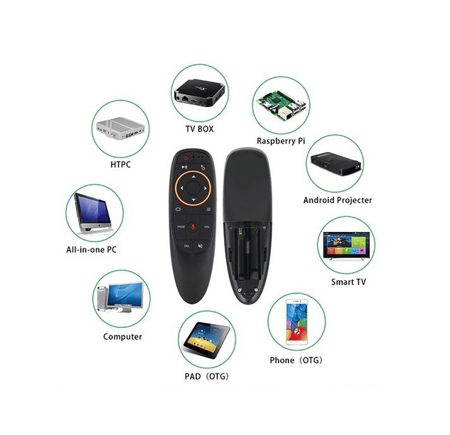 Мишка-пульт Air Mouse G10S з мікрофоном та гіроскопом для Android/ТВ-приставок і ПК (AIR-RCG10S) - фото 4 Мишка-пульт Air Mouse G10S з мікрофоном та гіроскопом для Android/ТВ-приставок і ПК (AIR-RCG10S) - фото 4