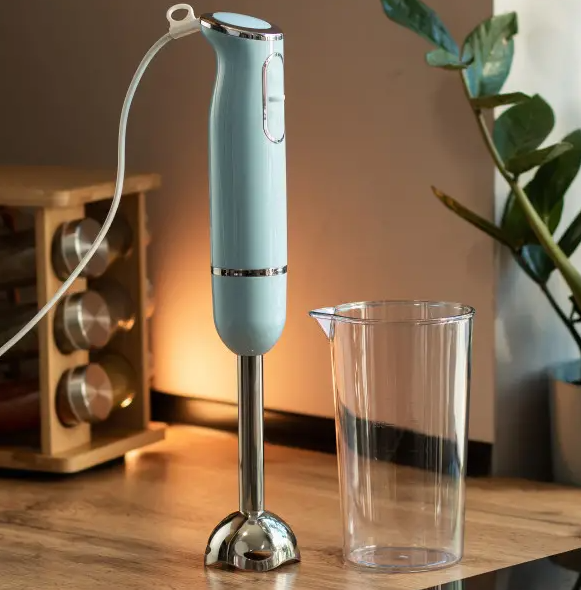 Блендер погружной ручной Sokany SK-1726 с мерным стаканом Голубой - фото 5 Блендер погружной ручной Sokany SK-1726 с мерным стаканом Голубой - фото 5