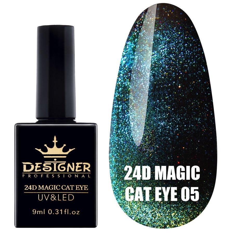 Гель-лак Кошачий глаз 24D Magic Cat Eye Дизайнер 9 мл 05