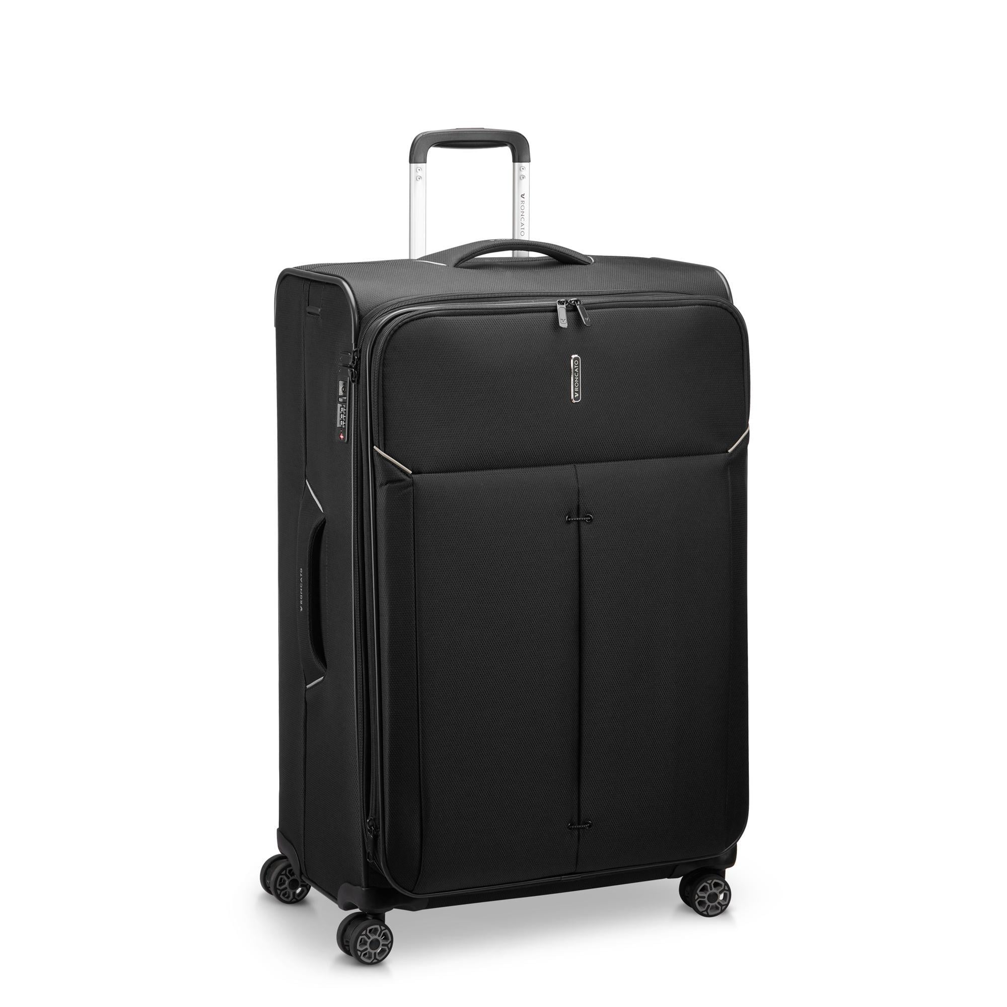 Валіза велика з розширенням Roncato Ironik 2,0 415301/01 75х48х30/35 см 3,6 кг 102/119 л Чорний (31841815)