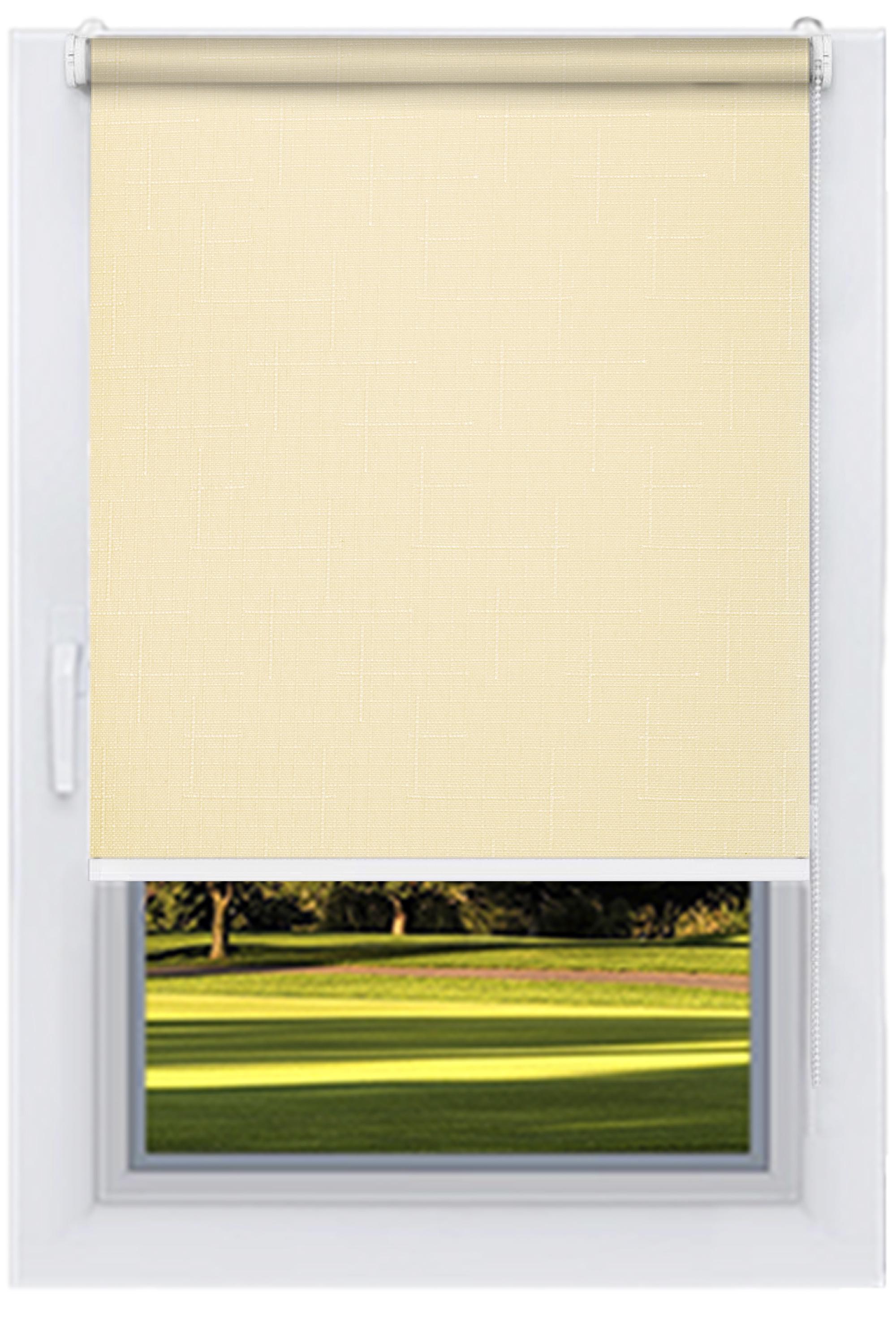 Ролета тканевая Decolux 114х160 см LEN Бежевый