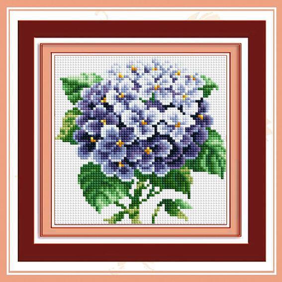 Алмазная мозаика Dream Art Букетик с гортензией 20x20 см (DA.30177)