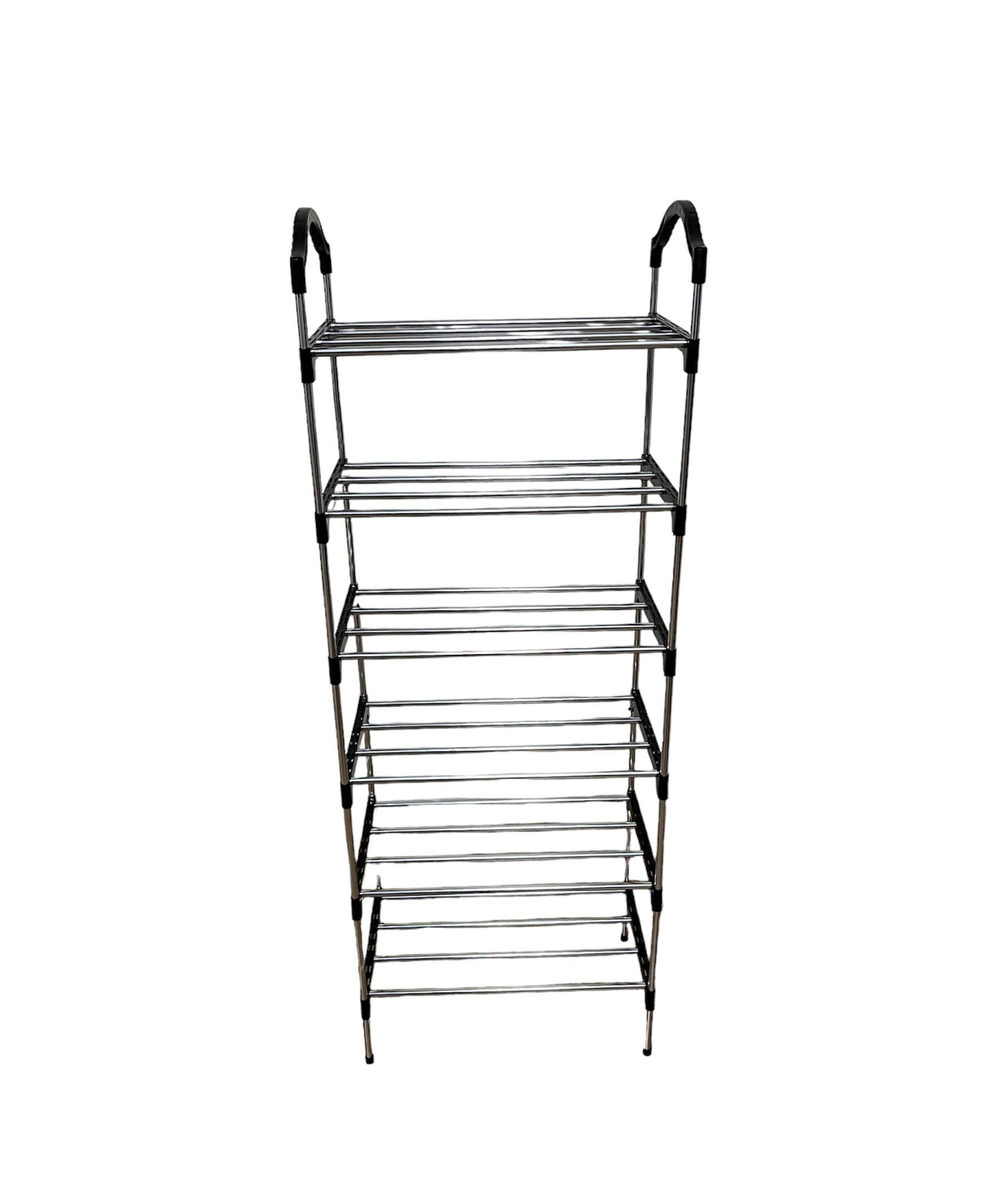 Полка для обуви New Shoe Rack ТК-1 6 секций Серый (15455858) - фото 2