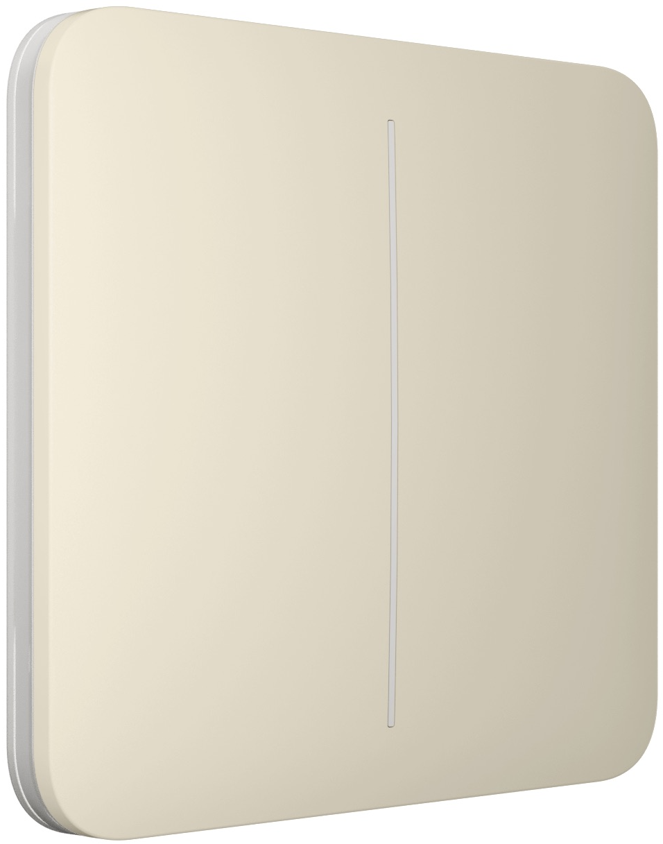 Выключатель Ajax LightSwitch 2-клавишный Ivory (16942)