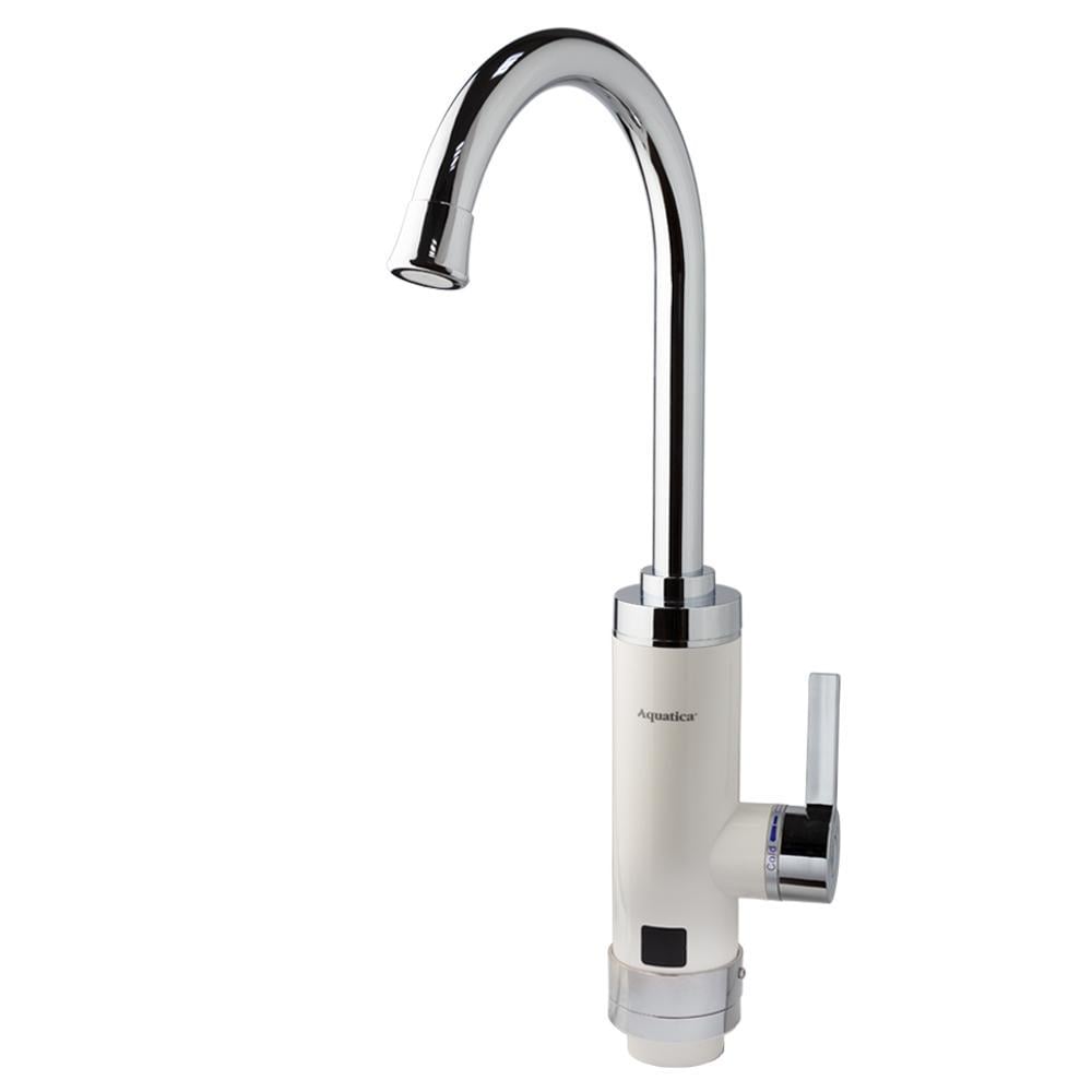 Кран-водонагреватель для кухни Aquatica HZ W проточный на гайке 3,0 кВт 0,4-5 бар (HZ-6B143W) Кран-водонагреватель для кухни Aquatica HZ W проточный на гайке 3,0 кВт 0,4-5 бар (HZ-6B143W)