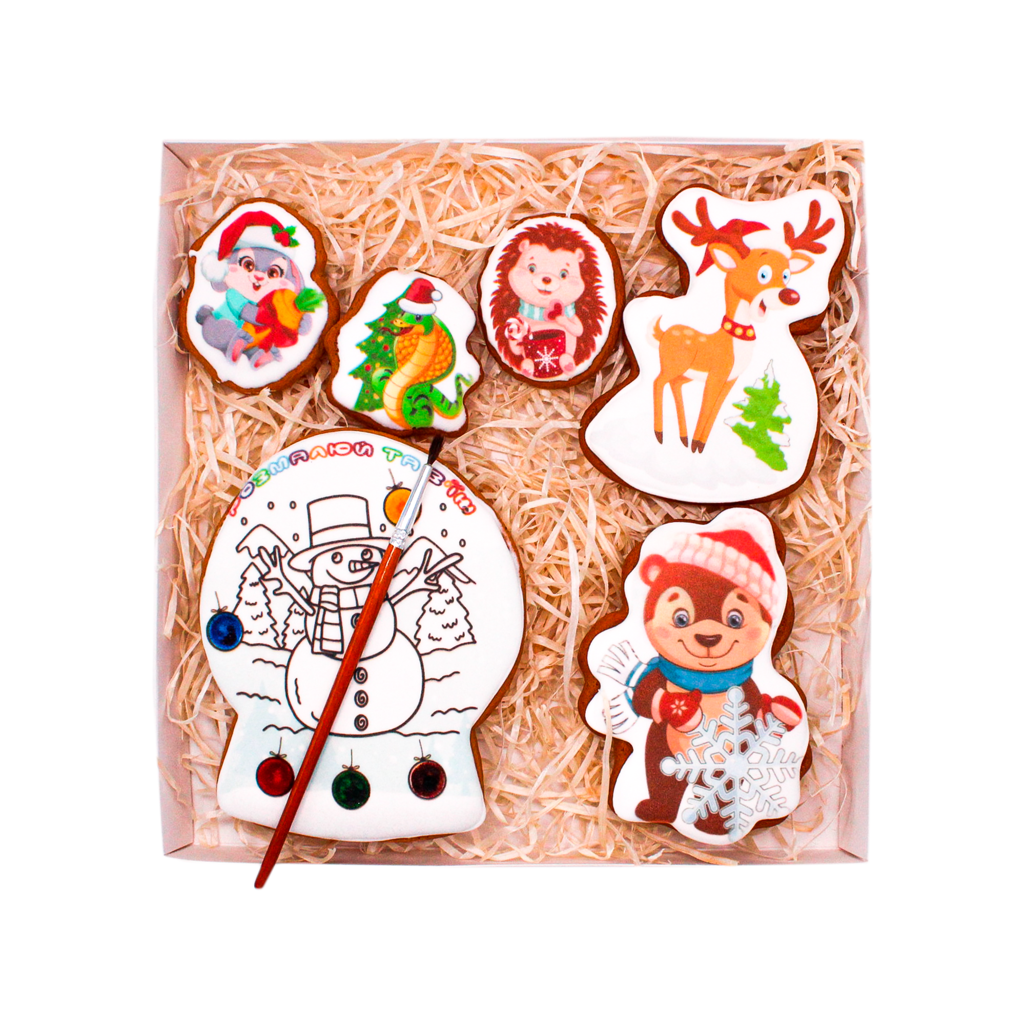 Набор пряников Крафт Печиво У елки 7 шт.