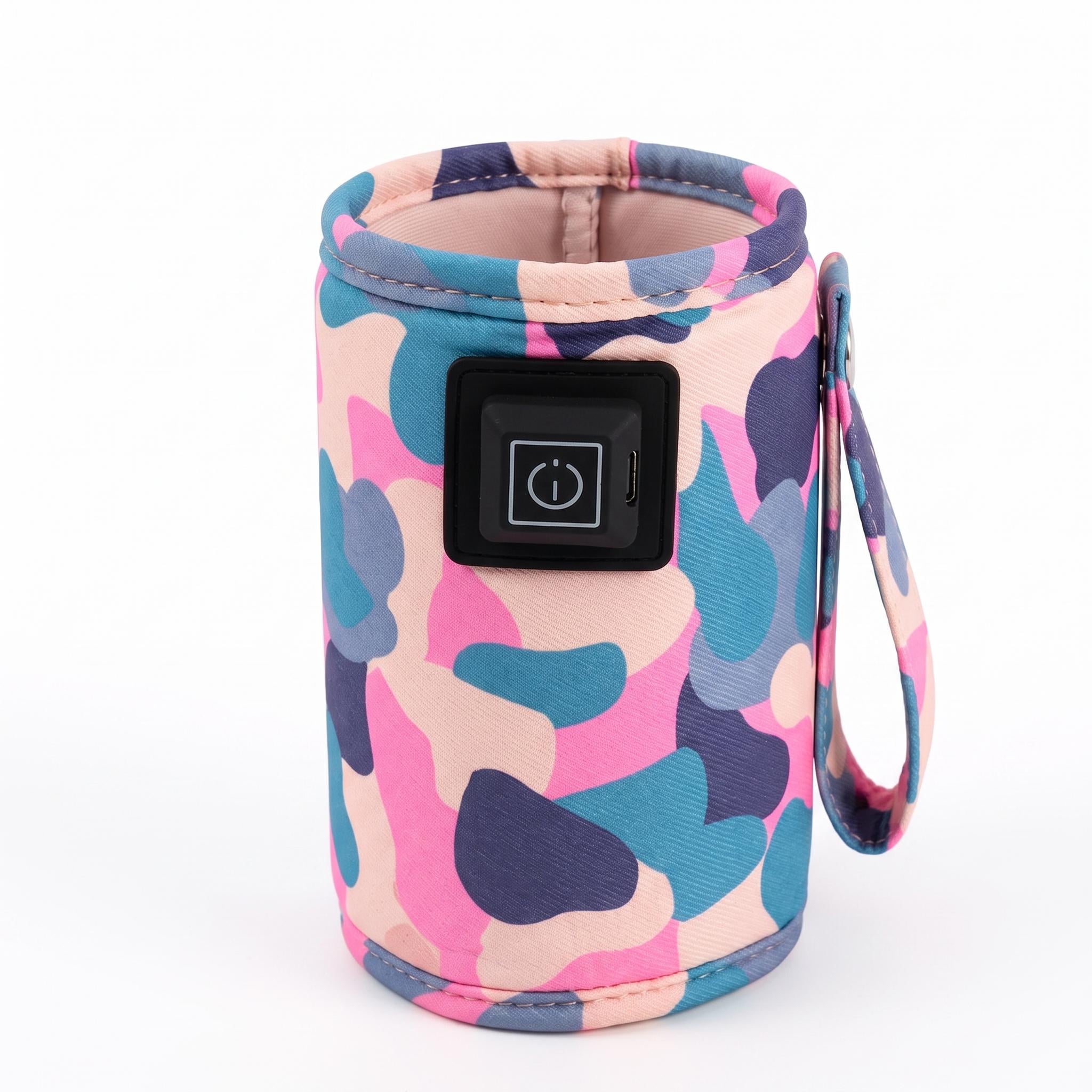 Подогреватель для детских бутылочек с тремя температурными режимами USB Camouflage Pink (00423)