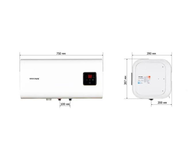 Водонагреватель MIXXUS EWH-14050 CUBE WET/Н 50 л 2 кВт Белый (WH0614) - фото 2 Водонагреватель MIXXUS EWH-14050 CUBE WET/Н 50 л 2 кВт Белый (WH0614) - фото 2