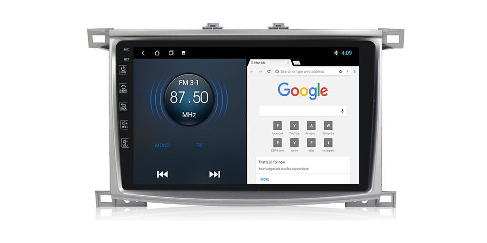 Автомагнітола штатна Phantom DVA-2K9 Pro Max Toyota LC100 DVA серии 9" (PH-9818128)