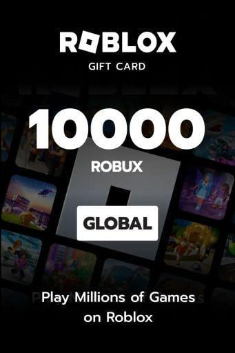 Скретч-карточка Roblox Gift Card 10000 Robux Global