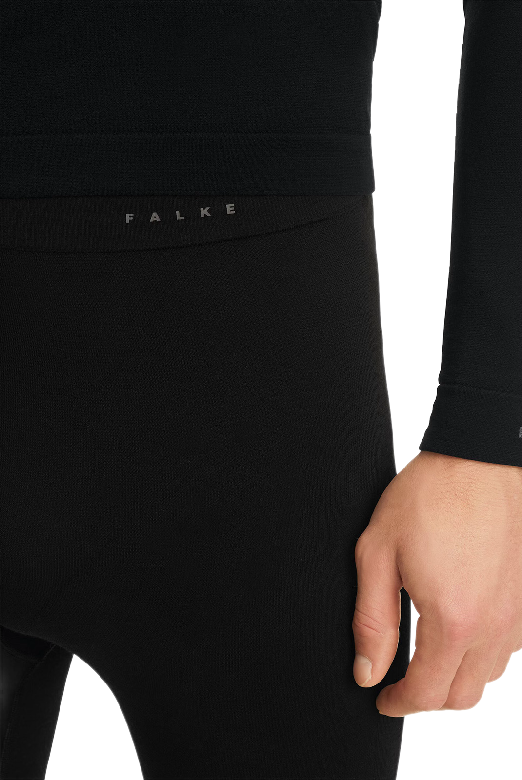 Термотайси Falke ESS Wool-Tech 3/4 Tights р. 50/L Чорний (33234-3000-L) - фото 4