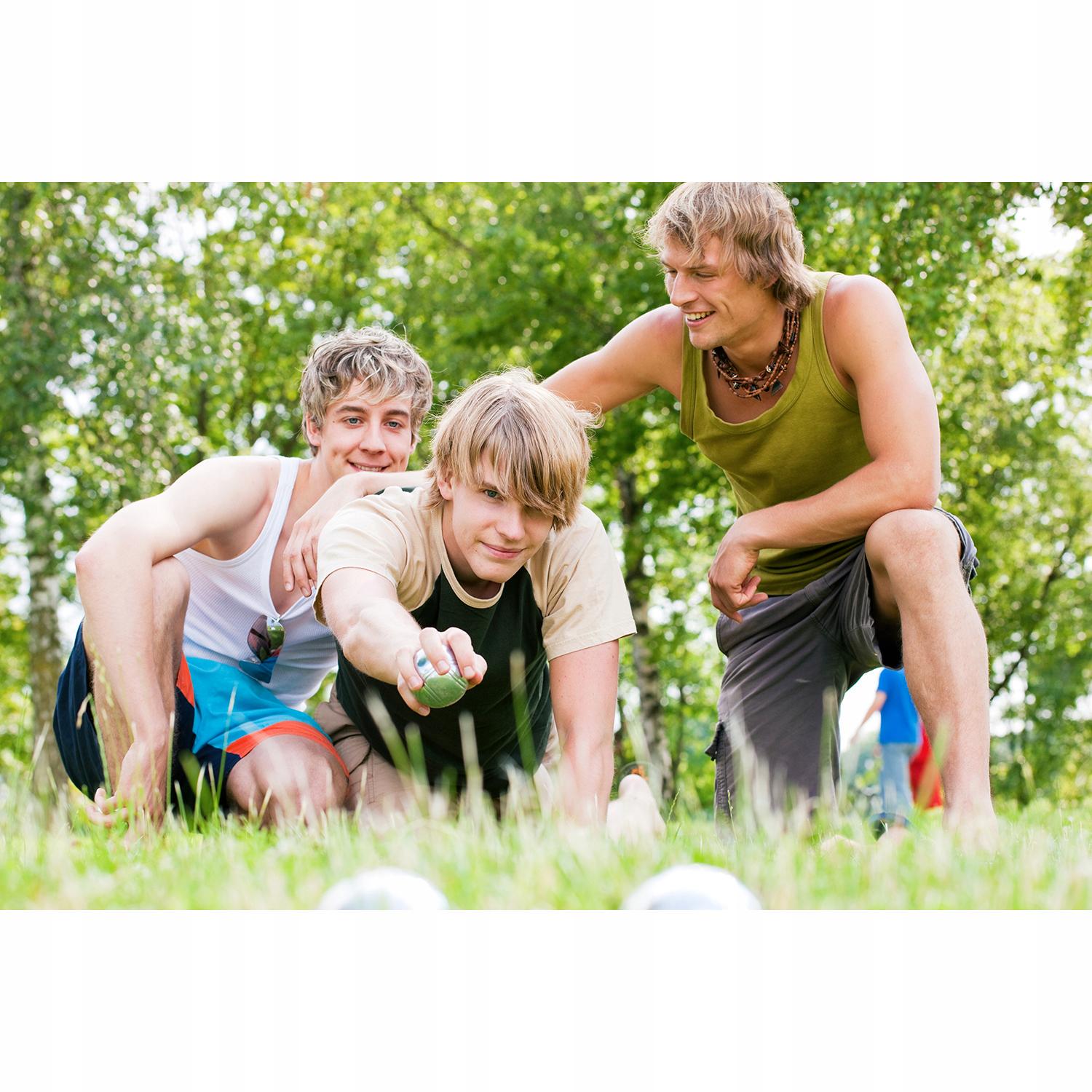 Игра-набор Петанк бочче Boules шары металлические стальные 8 шт. - фото 6