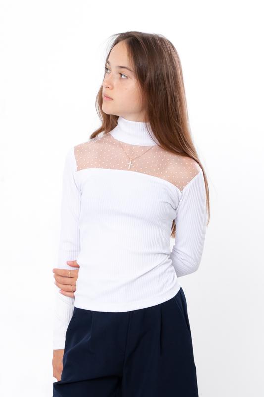 Гольф для дівчинки Носи своє 152 см Білий (10417) Гольф для дівчинки Носи своє 152 см Білий (10417)