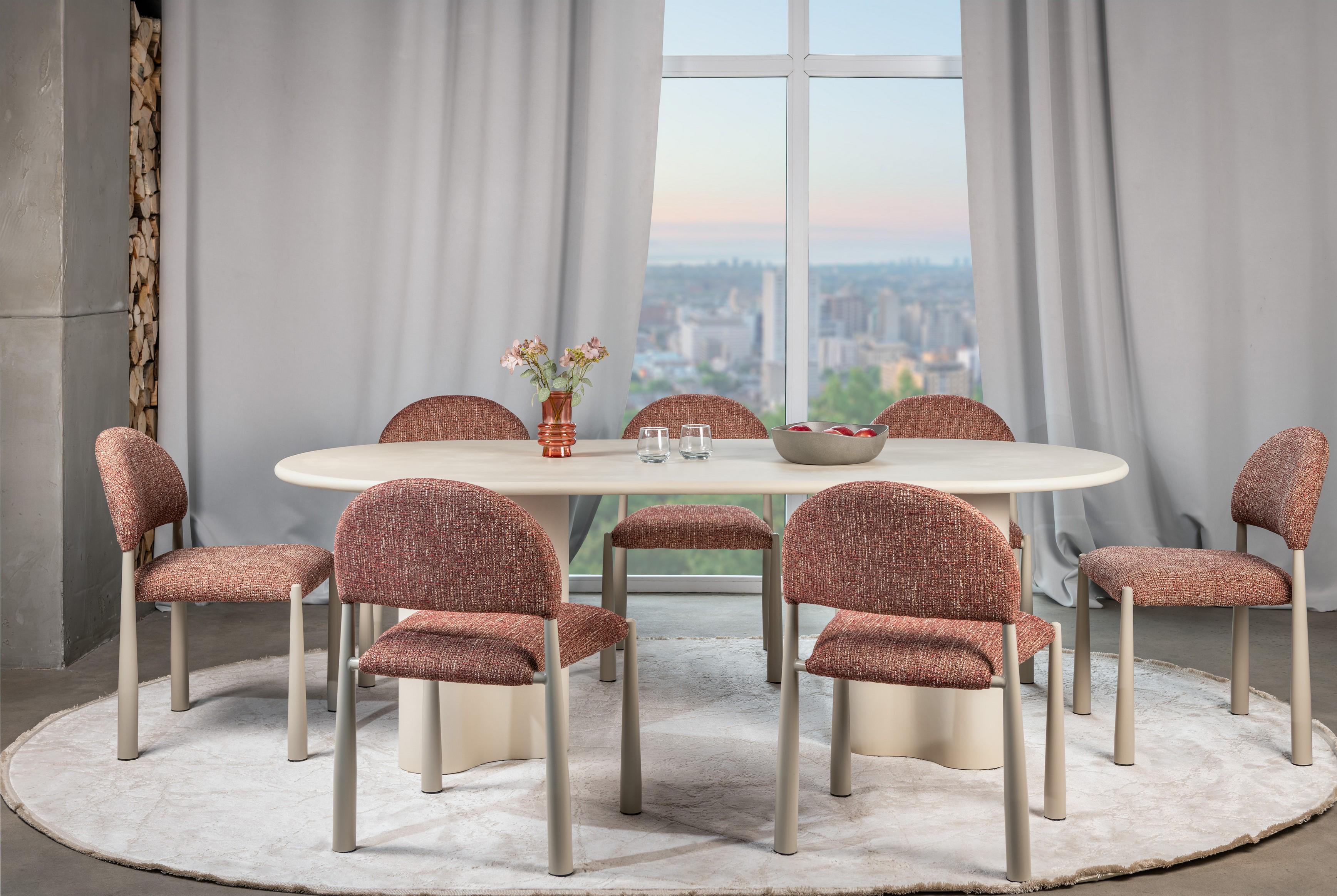 Стіл обідній Кліо Ветро 2200/1000/760 мм МДФ матовий бетон (TМ-220) - фото 8 Стіл обідній Кліо Ветро 2200/1000/760 мм МДФ матовий бетон (TМ-220) - фото 8