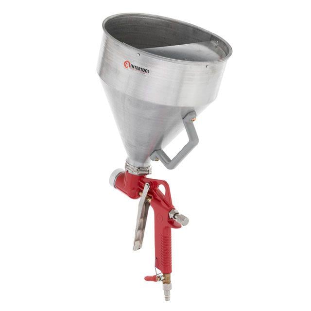 Распылитель штукатурный пневматический форсунки Intertool 4/6/8 мм верхний металл 6 л/6 бар (000028113) - фото 6 Распылитель штукатурный пневматический форсунки Intertool 4/6/8 мм верхний металл 6 л/6 бар (000028113) - фото 6