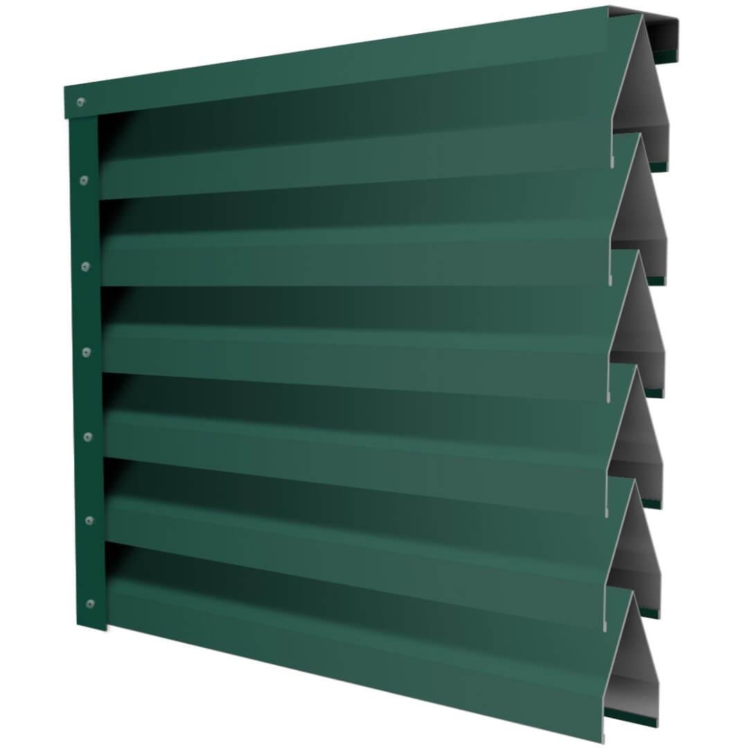 Ламель для ограждения SIMBUD Реснички Зеленый мох (28266022)