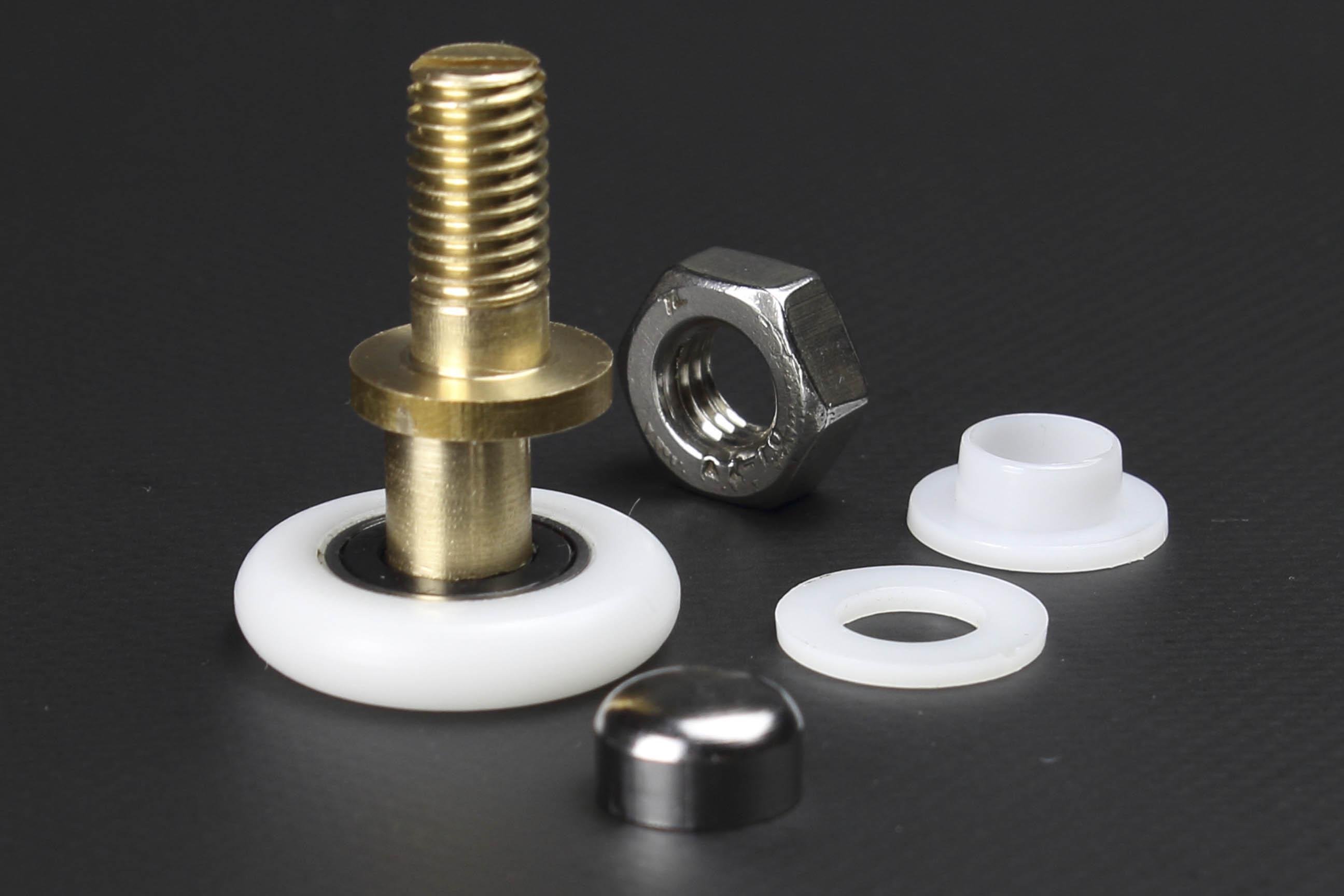 Ролики для душевых кабин/гидромассажных боксов B-06D со съемным колесом (26324926) - фото 2