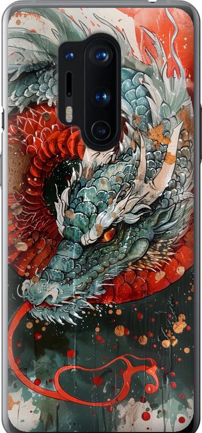 Чехол на OnePlus 8 Pro Стихия огня (6101u-1896-42517)