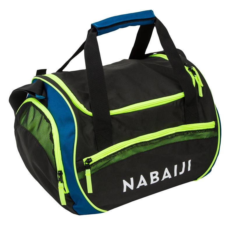 Сумка для бассейна NABAIJI 30х42х21см 30 л Черный/Зеленый