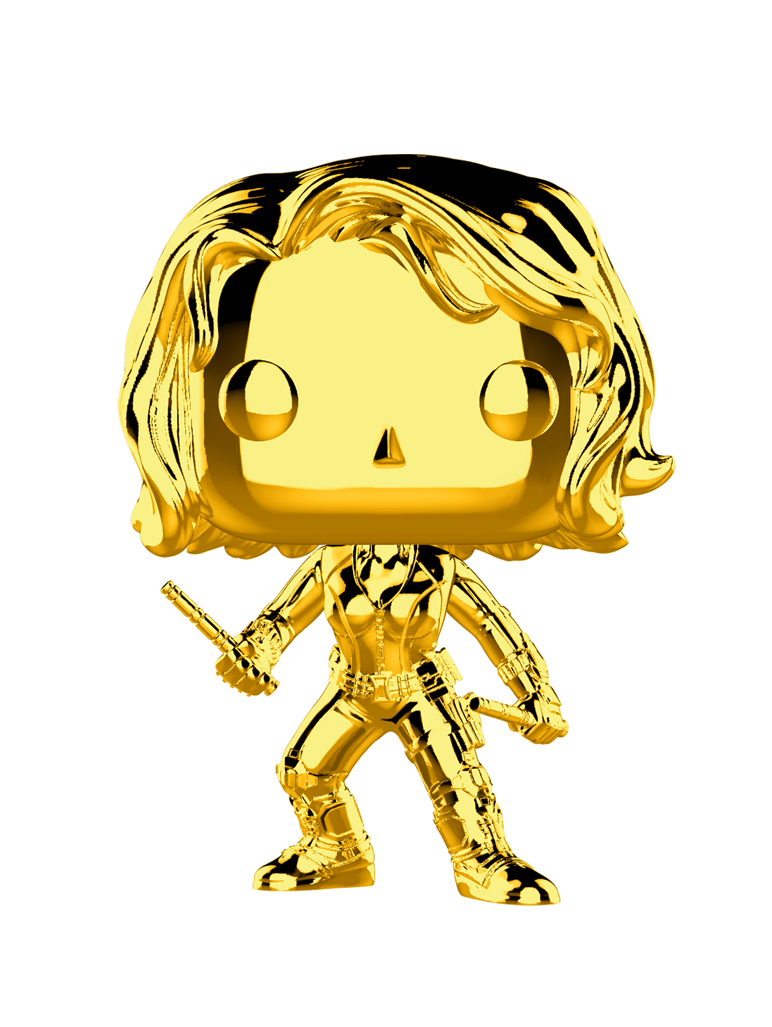 Ігрова фігурка Funko Pop! Серії Марвел 10 років Чорна Вдова 9,6 см Золотий хром