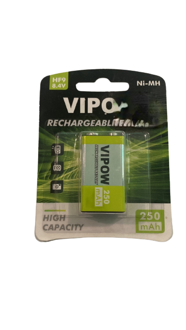 Аккумулятор Крона Vipow 250 mAh