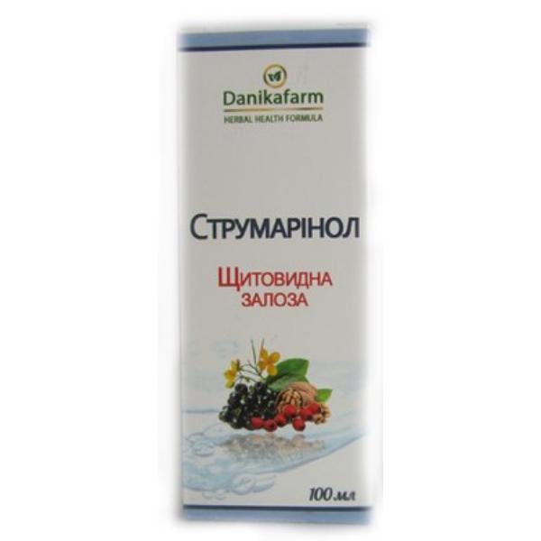 Комплекс для профилактики щитовидной железы Danikafarm БАР Струмаринол Щитовидная Железа 100 мл (000024656)