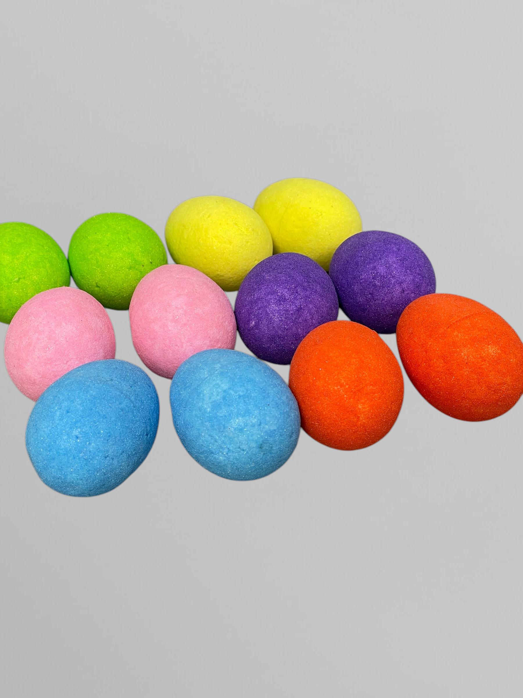 Пасхальные яйца для декора 4х6 см 12 шт. Разноцветный (С0113)