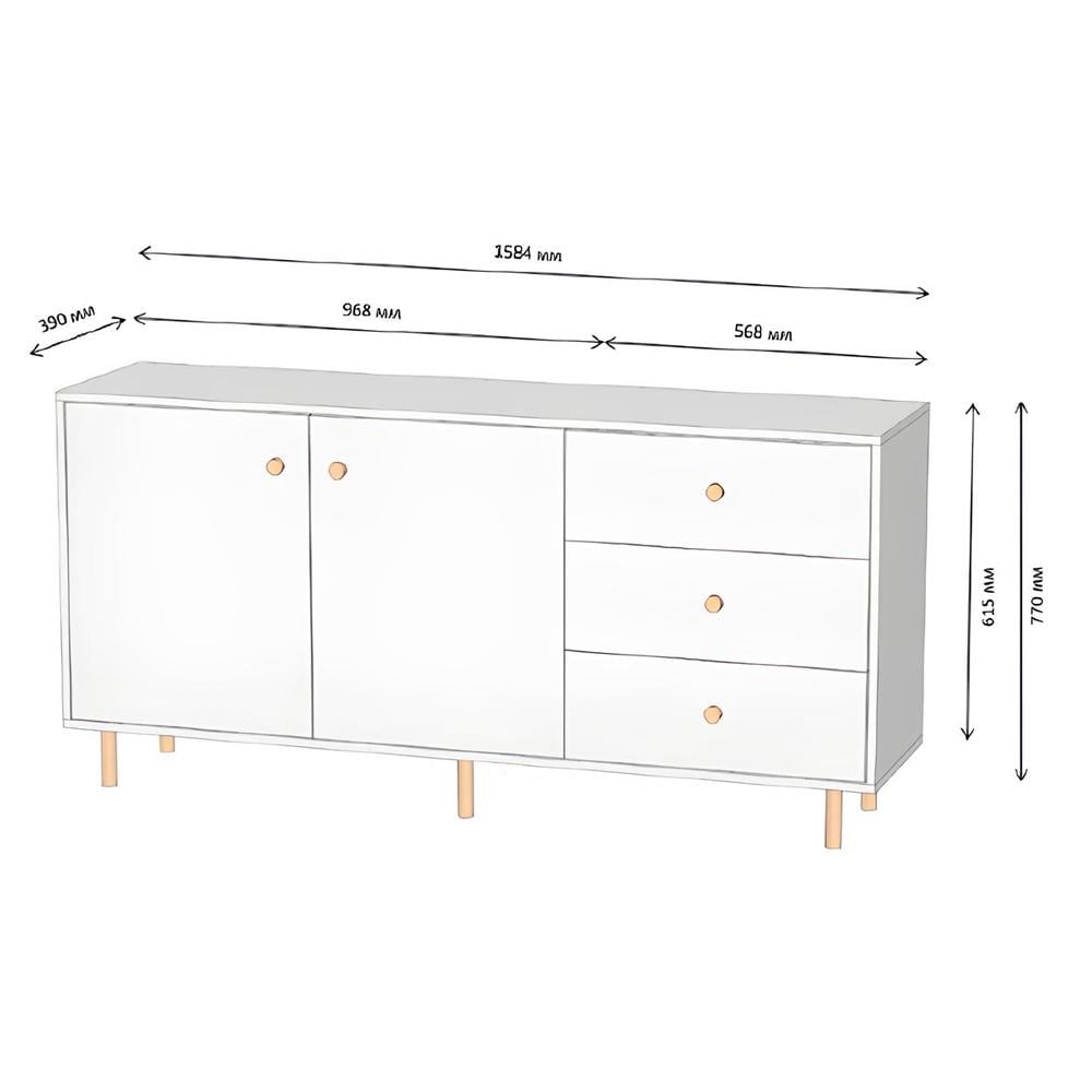 Комод Lion Хьюге-5 Кашемир (000-000-1860) - фото 12 Комод Lion Хьюге-5 Кашемир (000-000-1860) - фото 12