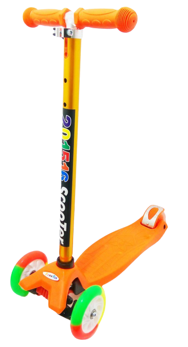 Самокат детский Delux Maxi Scooter PU Оранжевый (2T1059)