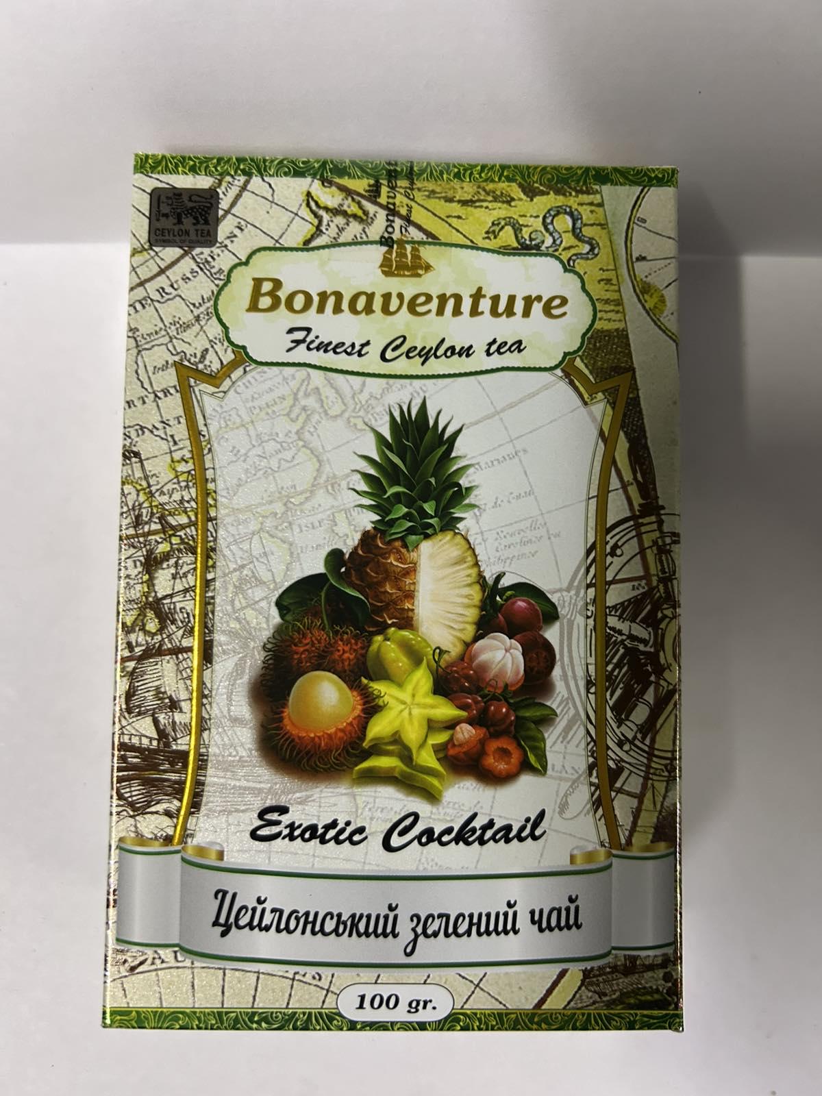 Чай зелений Bonaventure Exotic Cocktail 100 г