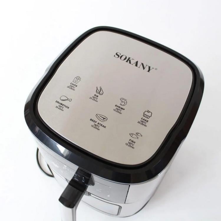 Аэрогриль Sokany SK-10042 1800 Вт 8,5л - фото 2 Аэрогриль Sokany SK-10042 1800 Вт 8,5л - фото 2